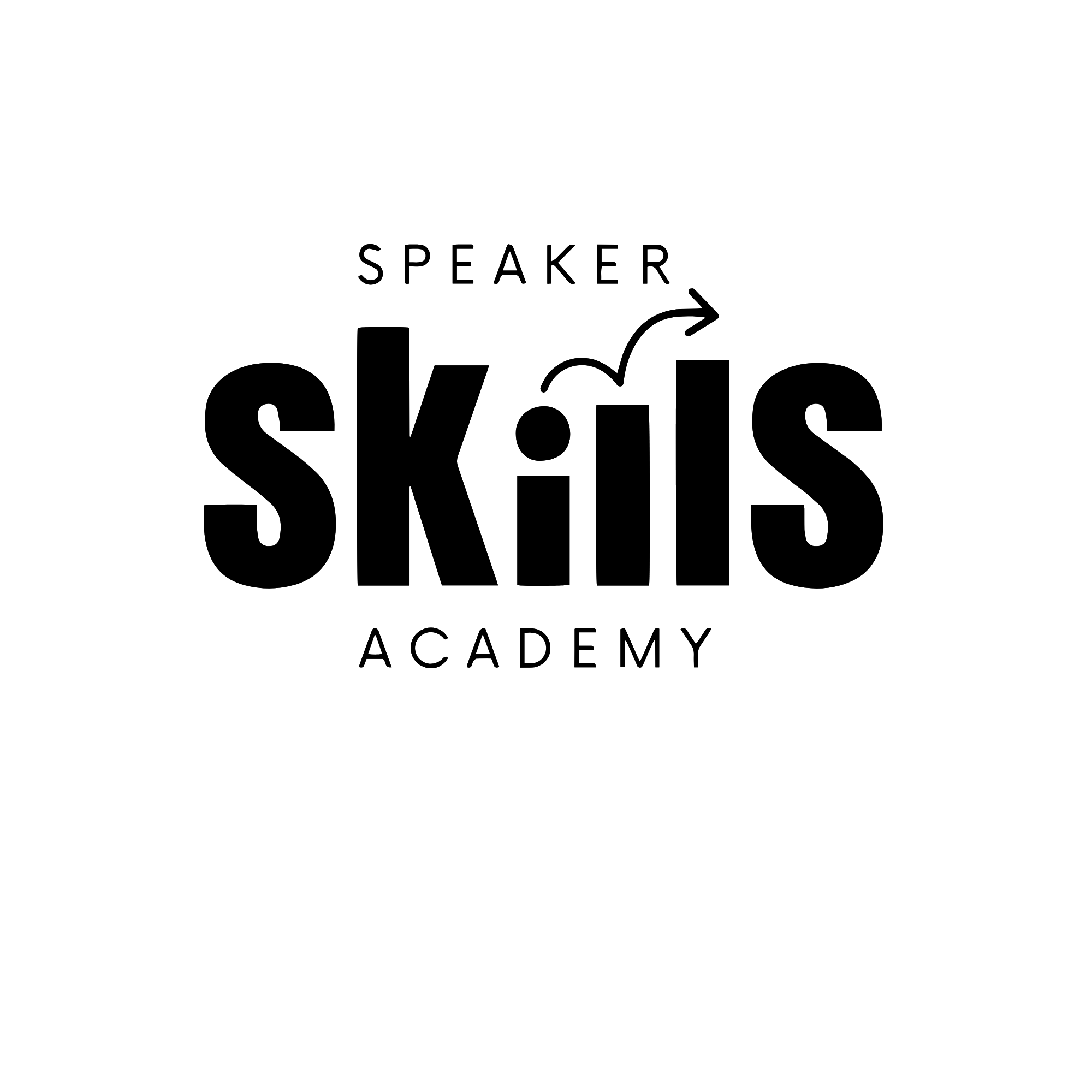 speaker skills academy logo reversed