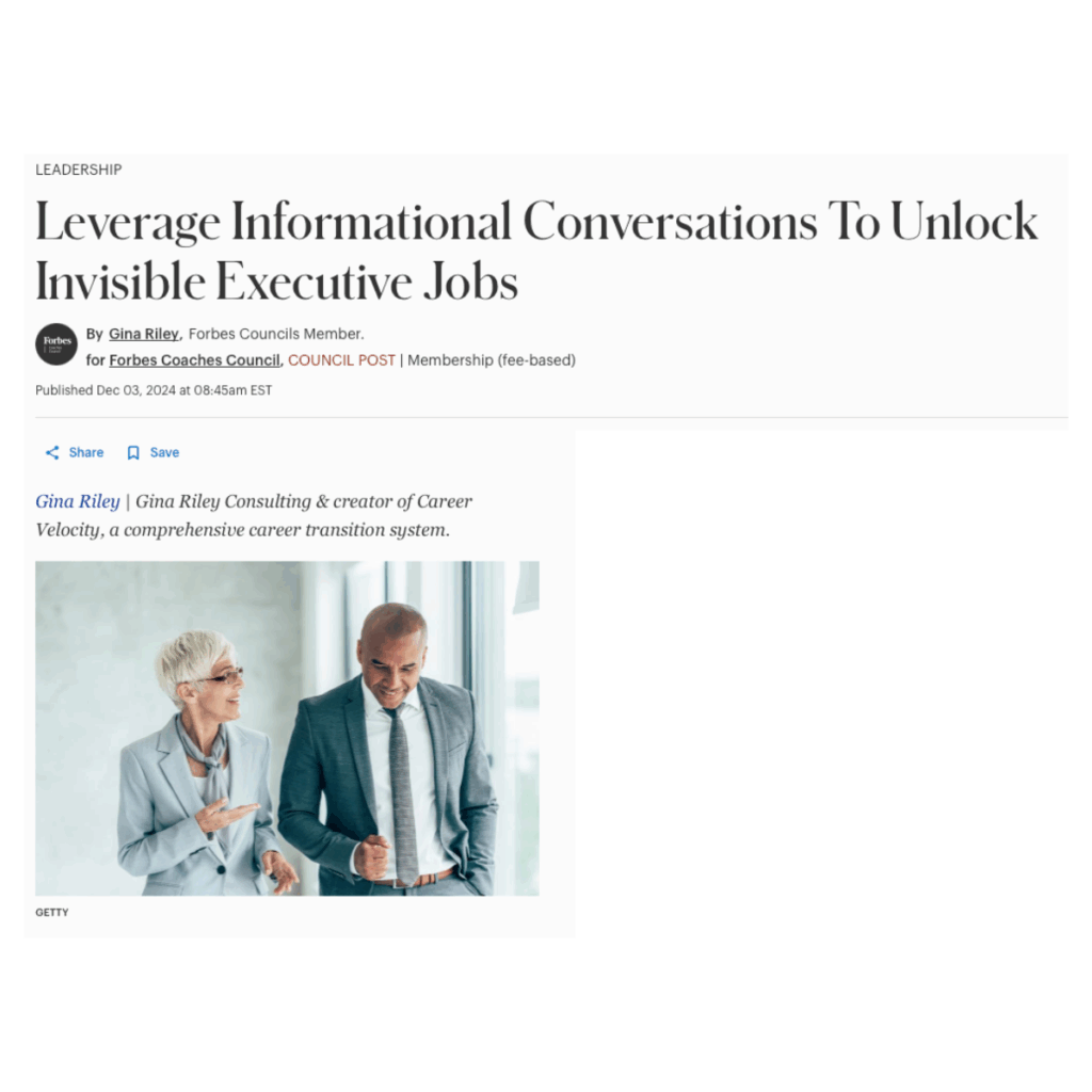 12 leverage informational conversations