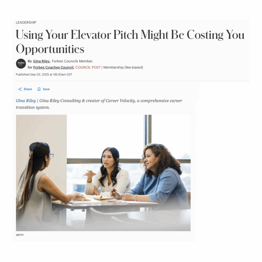 3 using your elevator pitch