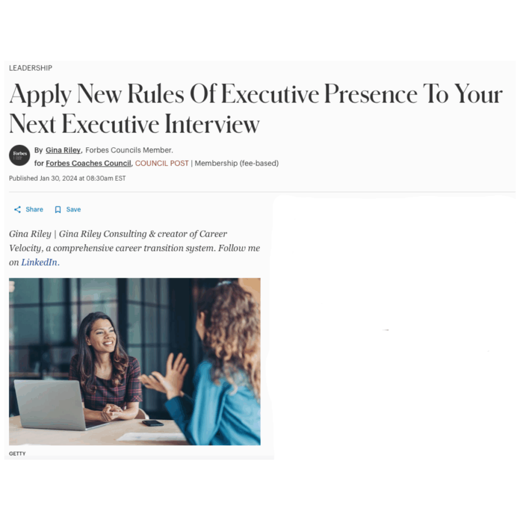 6 apply new rules of executive presence